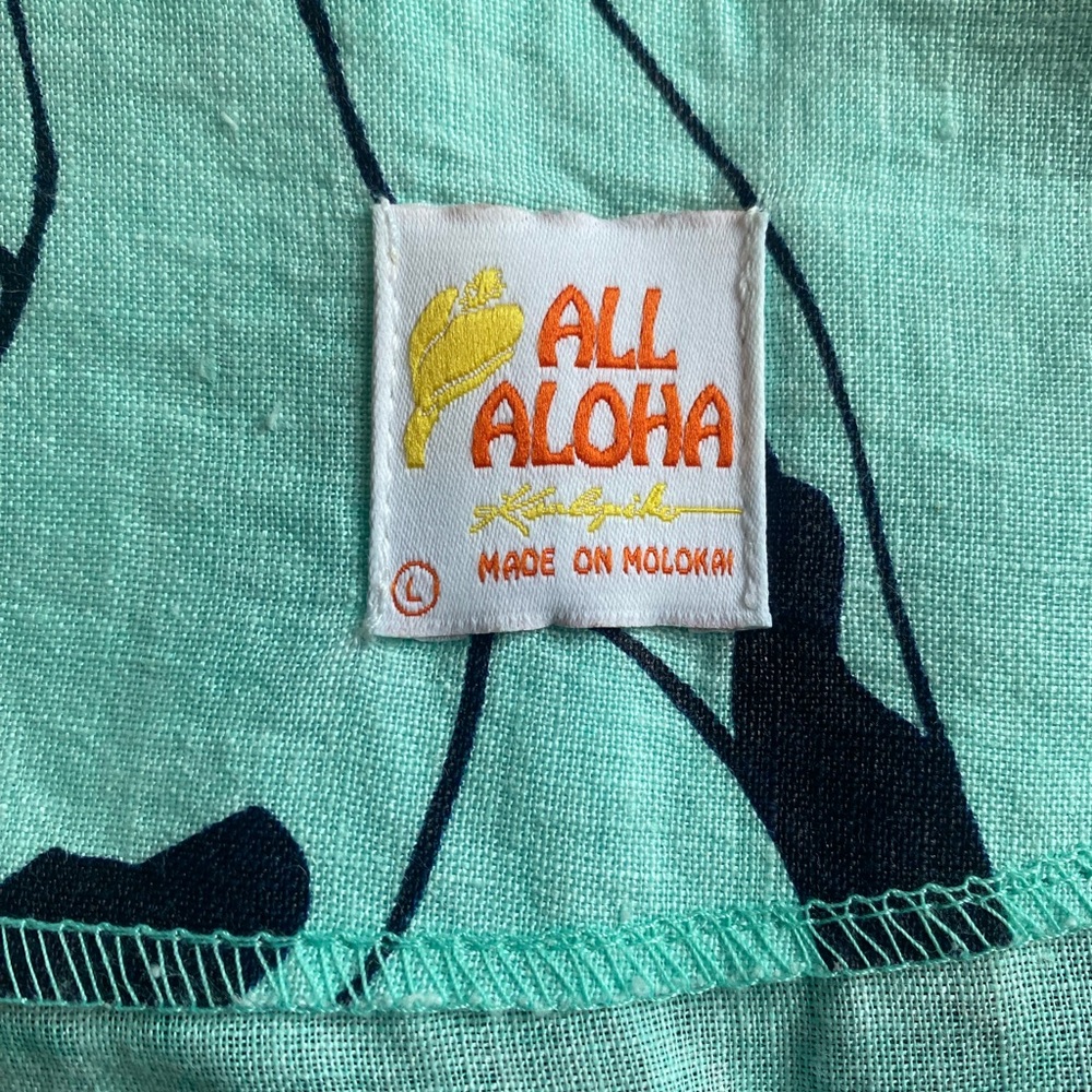All Aloha Green Shirt